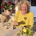 Sylvia met een glaasje Limoncello